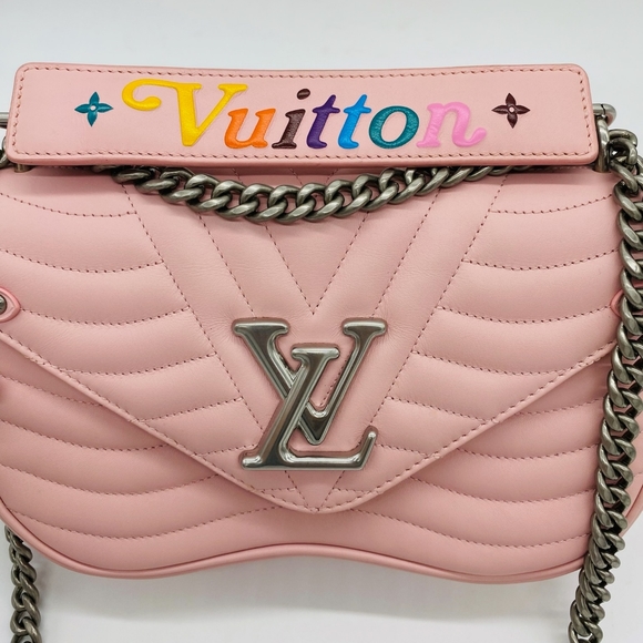 SOLD!!!!Louis Vuitton New Wave Chain Bag Mm S Pin - Picture 5 of 16